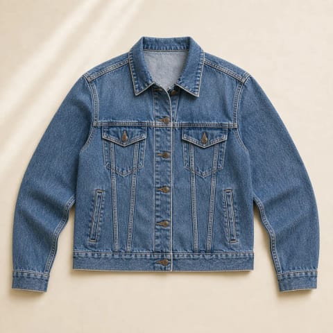 Denim Trucker Jacket — Nairobi Fits