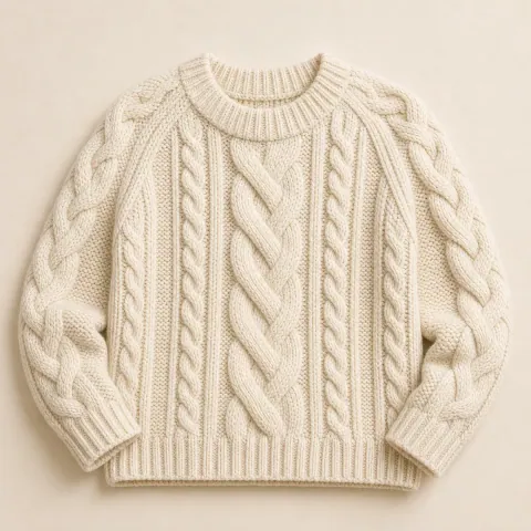 Cable-Knit Sweater — Soko Thrift