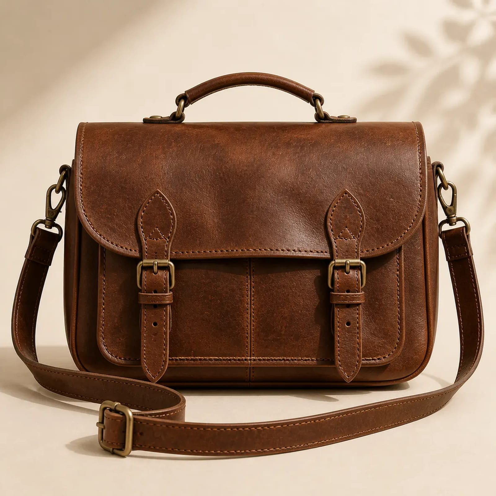 Leather Satchel — Bega Bags