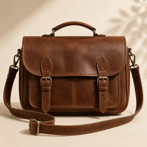 Leather Satchel — Bega Bags