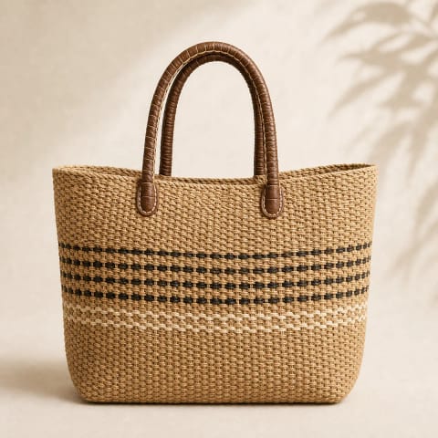 Woven Market Bag — Bega Bags