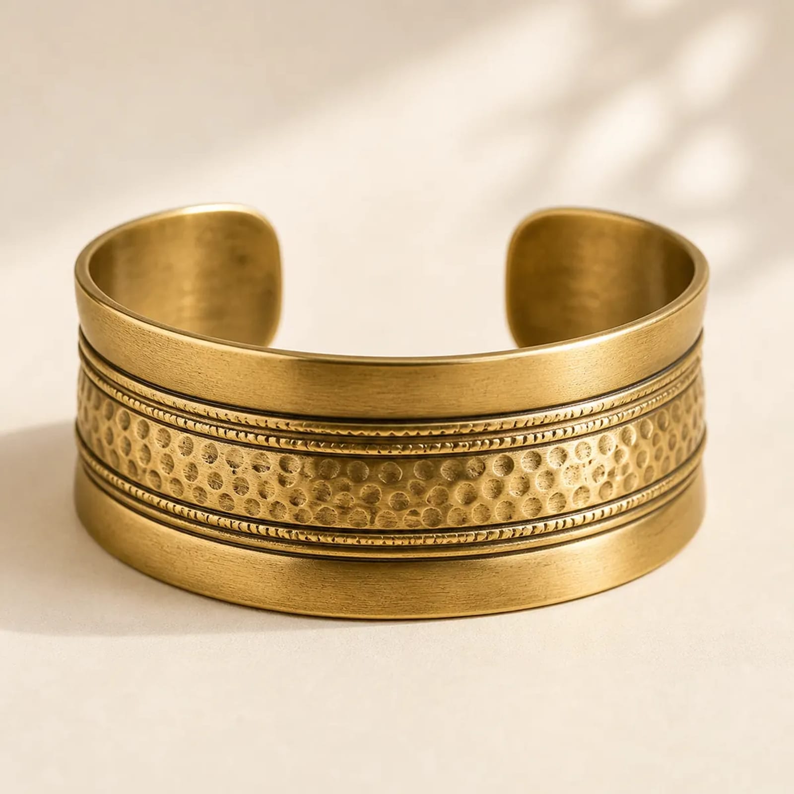 Brass Cuff Bracelet — Zawadi Accessories