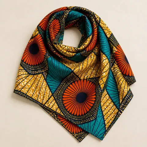 Kitenge Print Scarf — Zawadi Accessories