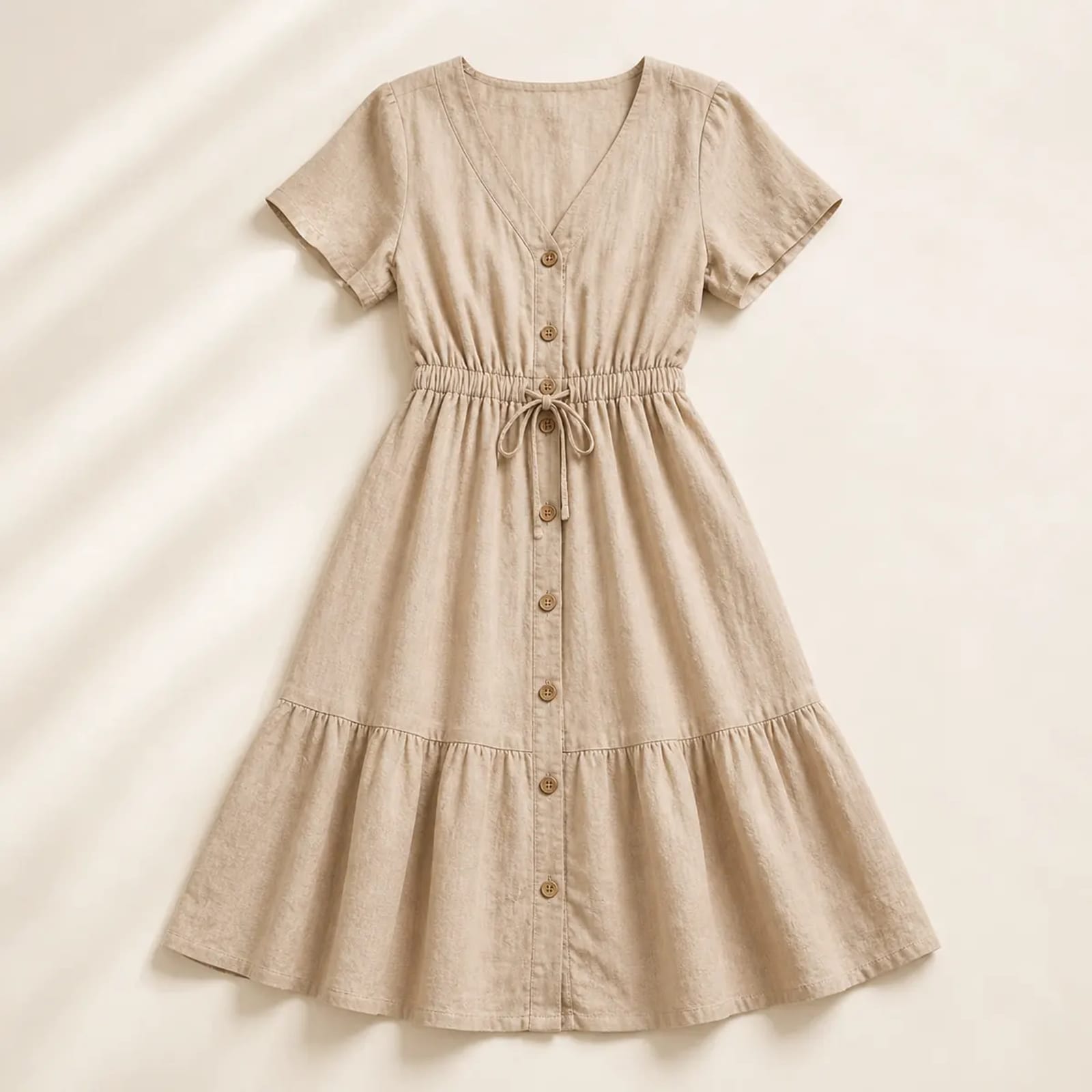 Linen Summer Dress — Amina Thrift