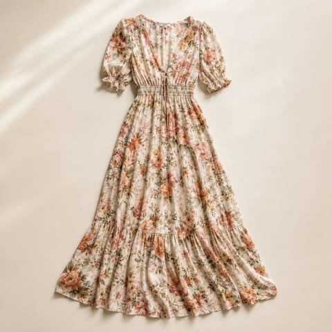 Floral Maxi Dress — Amina Thrift