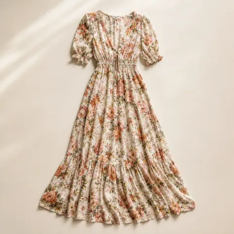 Floral Maxi Dress — Amina Thrift